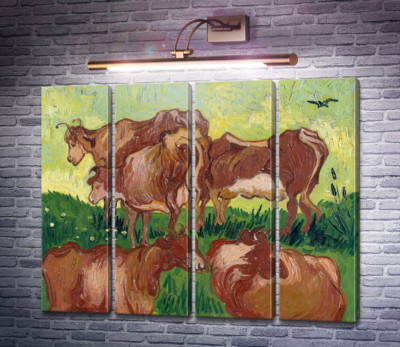 Корови, по роботі Жордена (Cows (after Jorsaens)), 1890