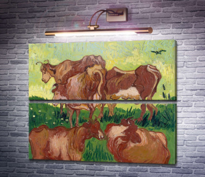 Корови, по роботі Жордена (Cows (after Jorsaens)), 1890