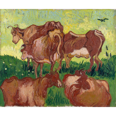 Коровы, по работе Жордэна (Cows (after Jorsaens)), 1890