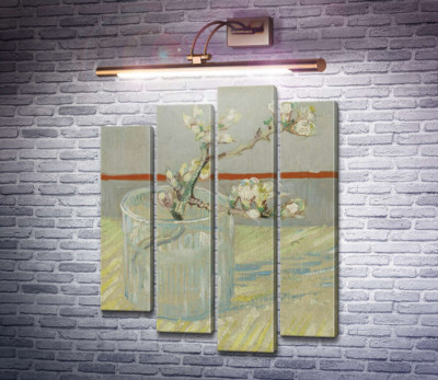Квітуча гілка мигдалю в склянці (Blossoming Almond Branch in a Glass), 1888