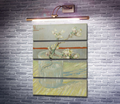 Цветущая ветвь миндаля в стакане (Blossoming Almond Branch in a Glass), 1888