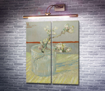 Квітуча гілка мигдалю в склянці (Blossoming Almond Branch in a Glass), 1888
