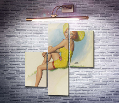 Желтая шляпка