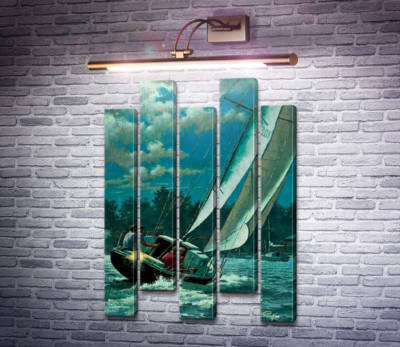 Плавание лунной ночью