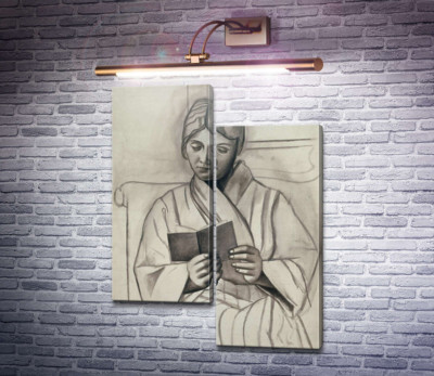 Ольга, яка читає книгу