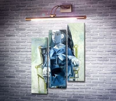 Жаклін сидить в кріслі, 1964
