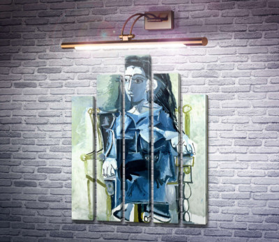 Жаклін сидить в кріслі, 1964