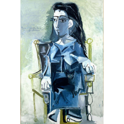 Жаклин сидит в кресле, 1964