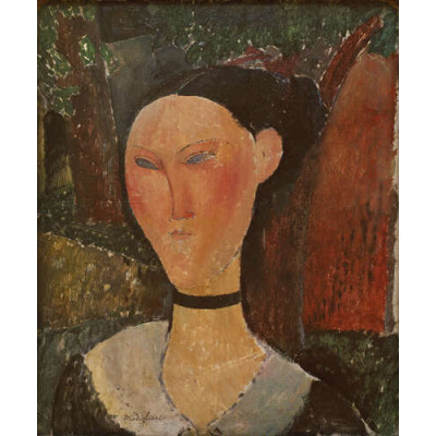 Женщина с бархаткой