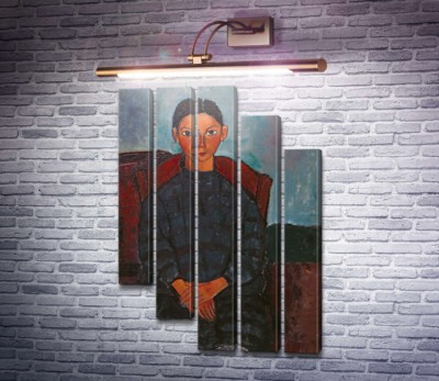 Дівчинка в чорному сарафані