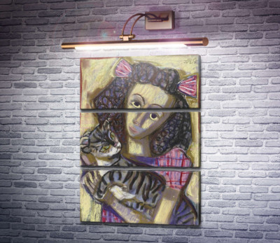 Девочка с котом