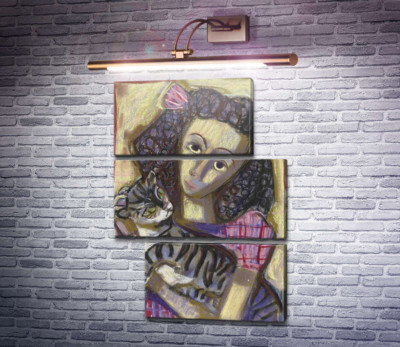 Девочка с котом