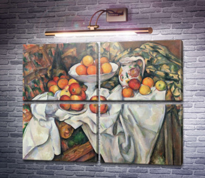 Натюрморт с яблоками и апельсинами
