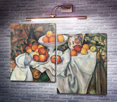 Натюрморт з яблуками і апельсинами