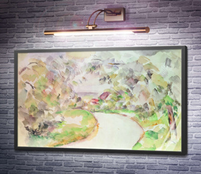 Пейзаж зі звивистою дорогою