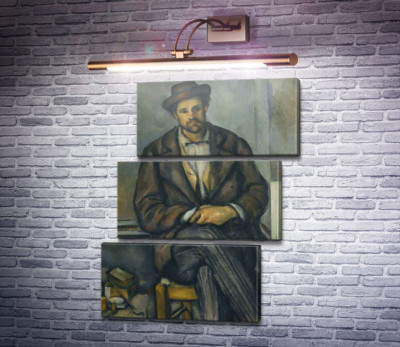 Портрет сидячого селянина