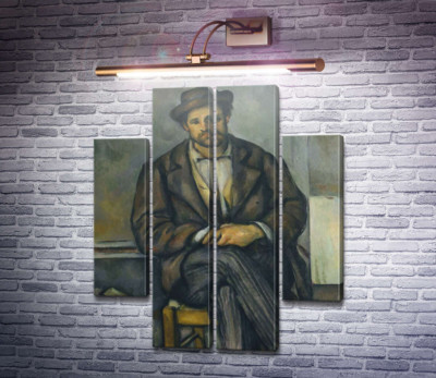 Портрет сидячого селянина