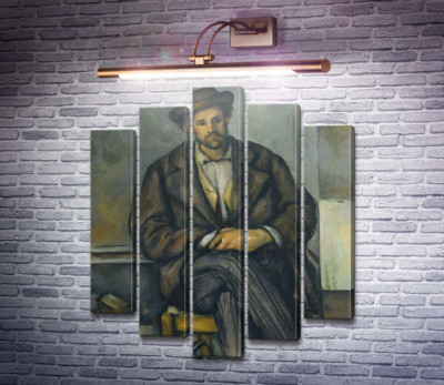 Портрет сидячого селянина
