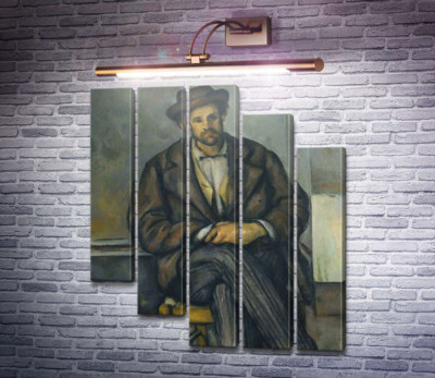 Портрет сидячого селянина