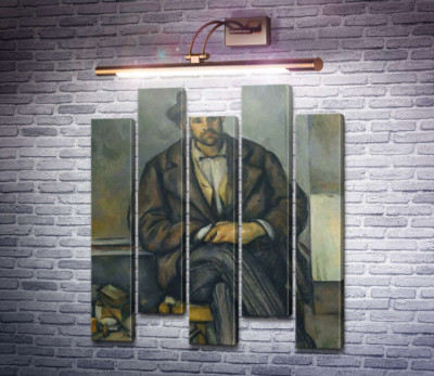 Портрет сидячого селянина