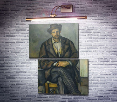 Портрет сидячого селянина