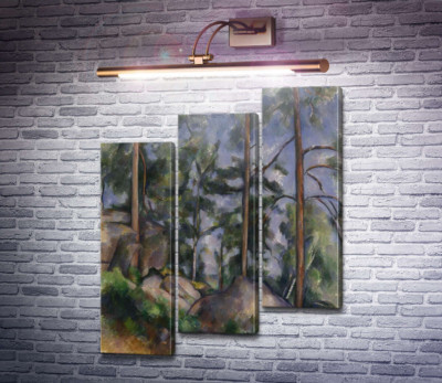 Пейзаж з пиніями серед скель