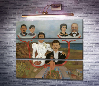 Мои бабушка с дедушкой, родители и я