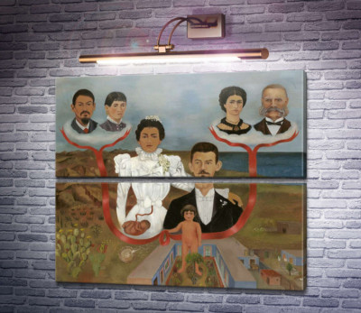Мои бабушка с дедушкой, родители и я