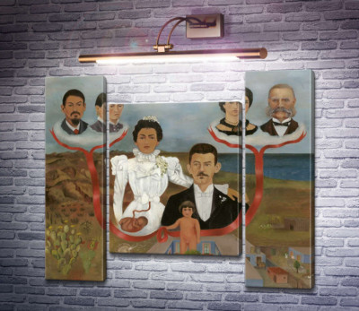Мои бабушка с дедушкой, родители и я