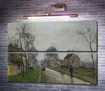 Дорога в Версаль. Лувесьен. Эффект дождя