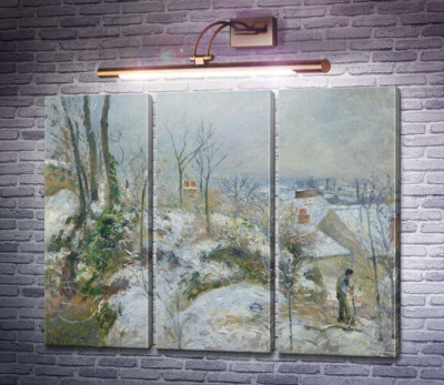 Крольчатник в Понтуазе, снег