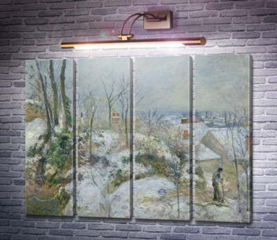 Крольчатник в Понтуазі, сніг