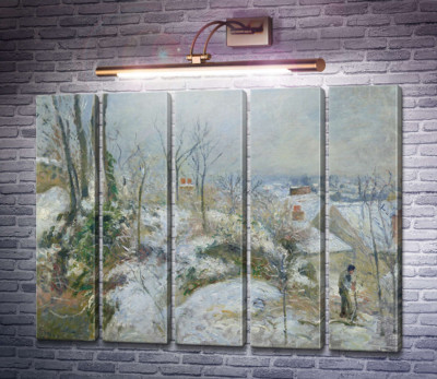 Крольчатник в Понтуазе, снег