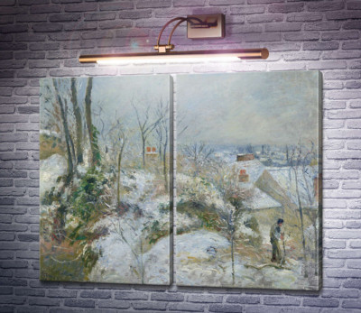 Крольчатник в Понтуазе, снег