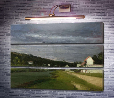 Пейзаж с грозовыми облаками
