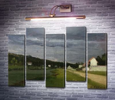 Пейзаж з грозовими хмарами