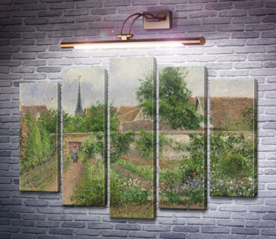 Огород в Эраньи, утро