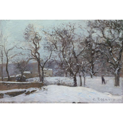 Снег в Лувесьене