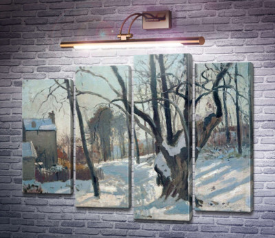Зимний пейзаж в Лувесьене