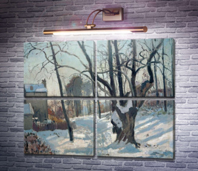 Зимовий пейзаж в Лувесьене