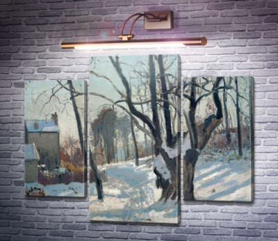 Зимовий пейзаж в Лувесьене