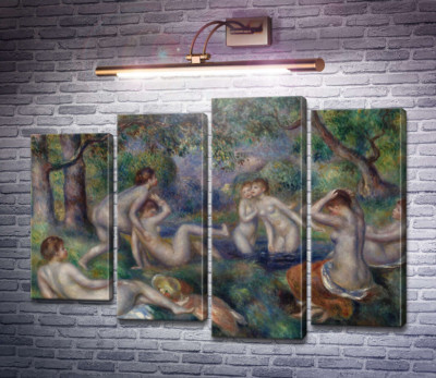 Купальниці в лісі