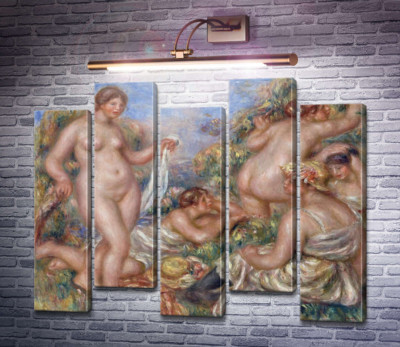 Композиция с пятью купальщицами