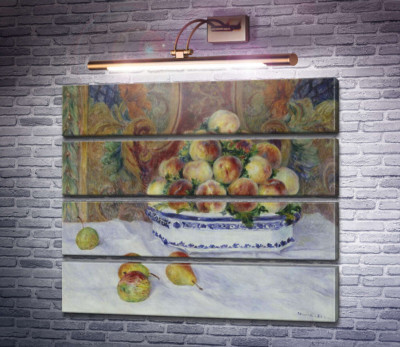 Натюрморт с персиками и грушами