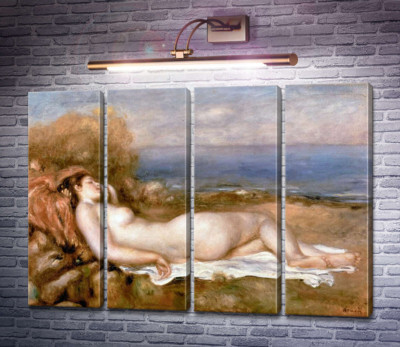 Купальщица на берегу моря