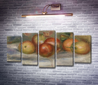 Яблоки, апельсины и лимон