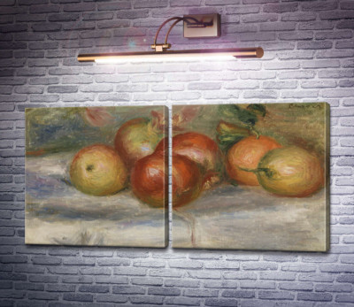 Яблоки, апельсины и лимон