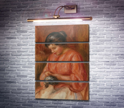 Вышивающая женщина