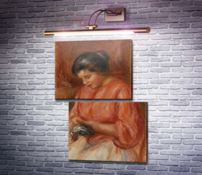 Вышивающая женщина