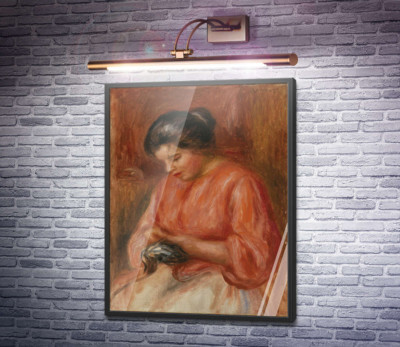 Вышивающая женщина